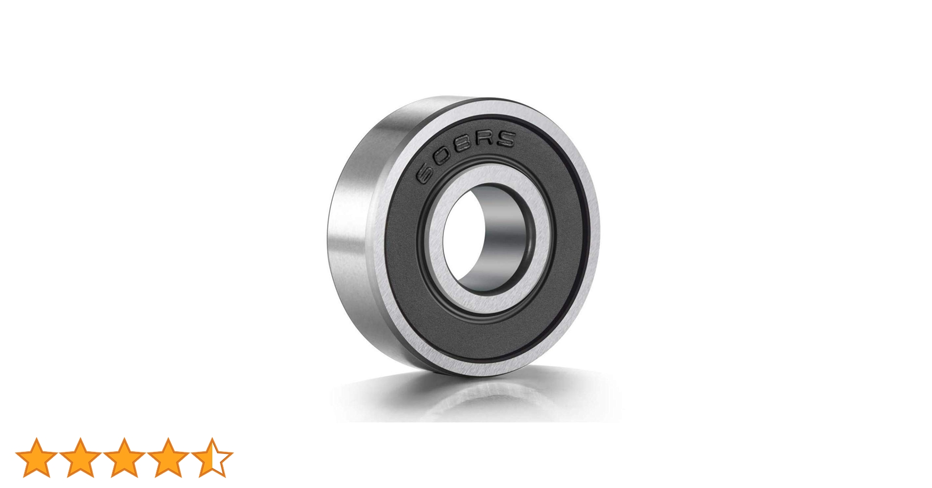 Amazon.co.jp: 608-RS ボールベアリング 10個パック - ダブルラバー